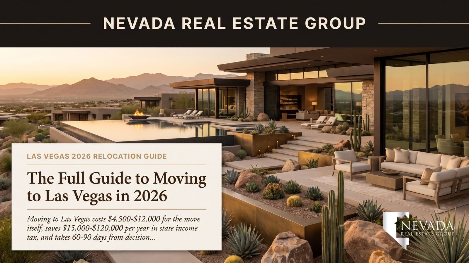 Family moving to Las Vegas Nevada 2026 with U-Haul truck arriving at new Summerlin home from California