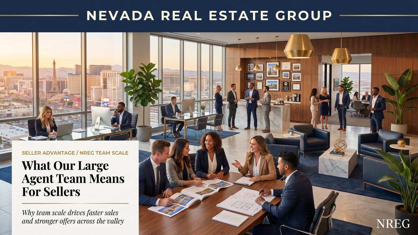 Las Vegas Nevada real estate agent reviewing buyer representation agreement and commission disclosure after NAR settlement in 2026