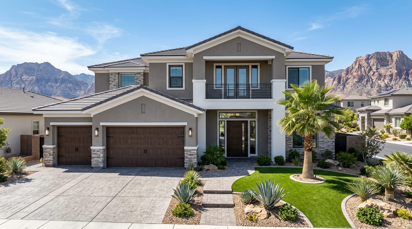 Summerlin Stonebridge new construction Toll Brothers home — NREG works with every major Las Vegas builder